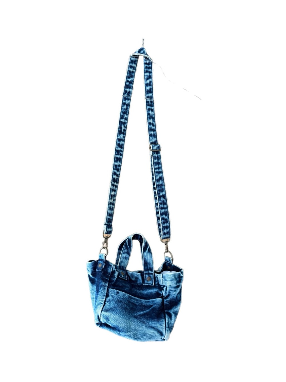 Free People Mini Denim Tote - Picture 6 of 16